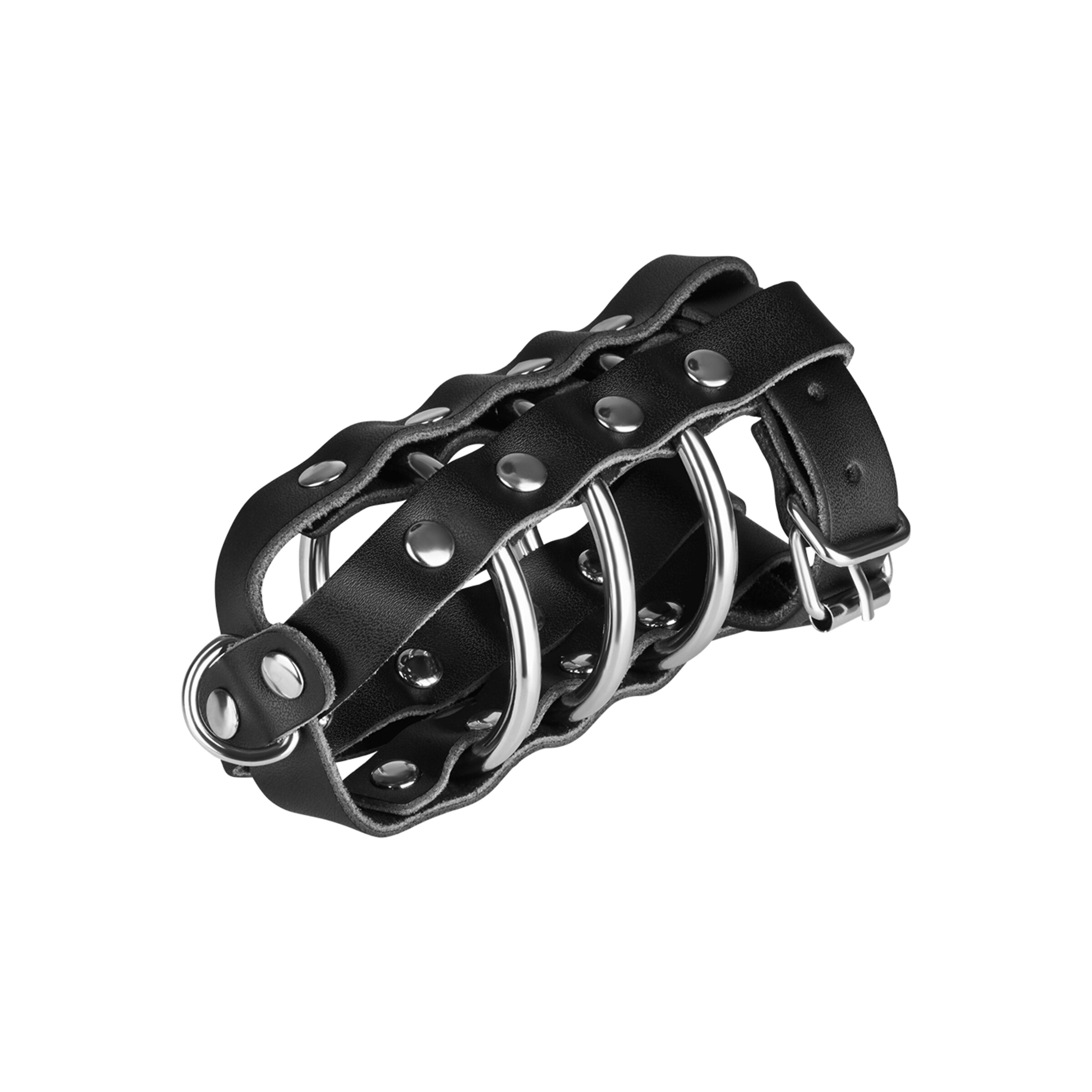 peniskooi-met-slot-11-5-cm-Zilver-Zwart-4