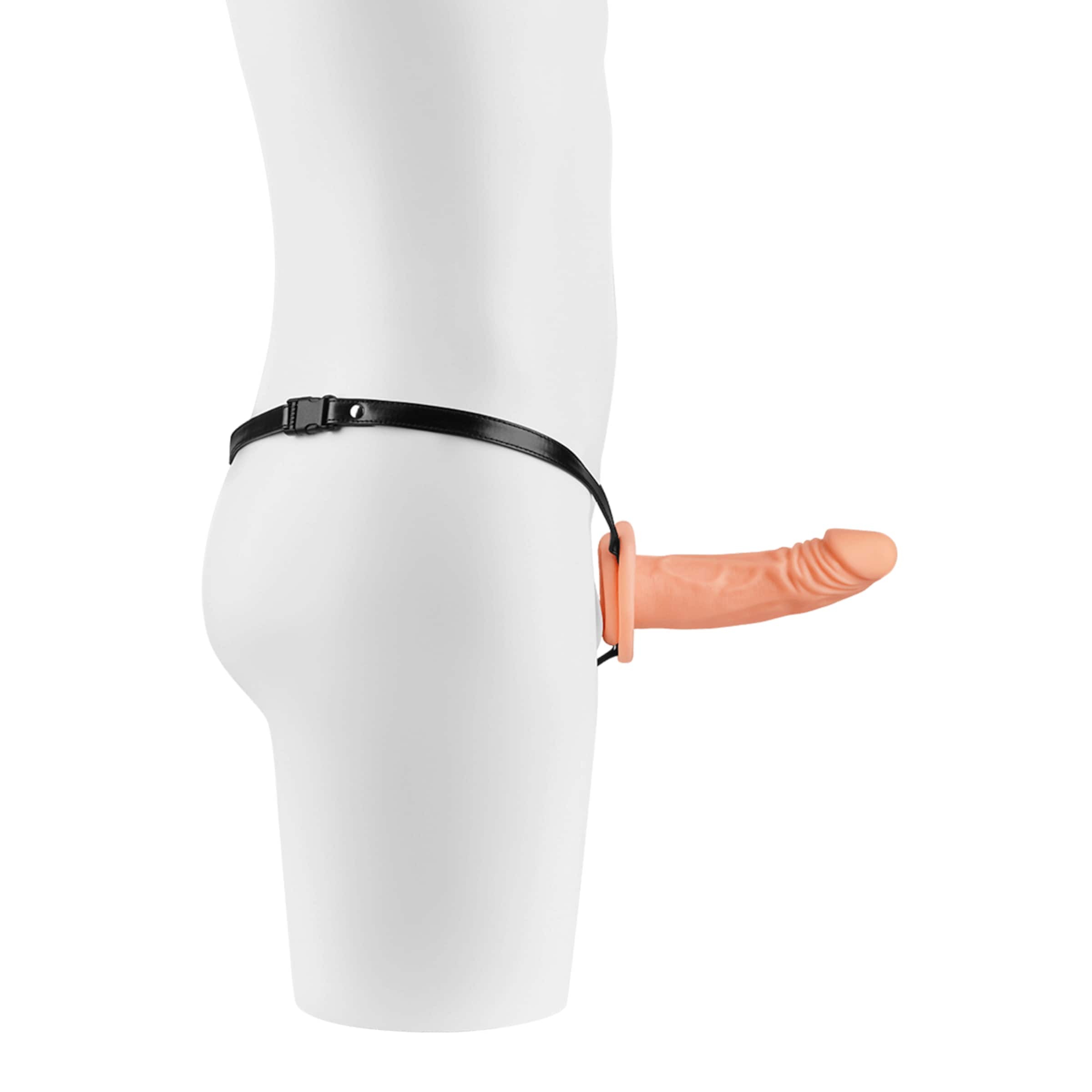 strap-on-6-5-inch-22-cm-Naturel clair-Noir-2