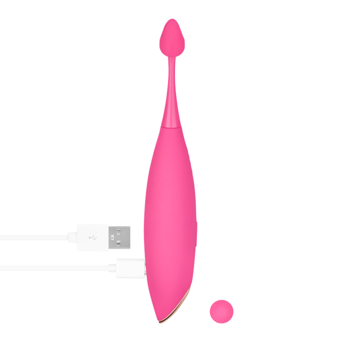 vibromasseur-à-poser-avec-2-embouts-17-cm-Bronze-Rose-8