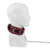abschließbares-bdsm-halsband-mit-leine-Rot-Schwarz-2