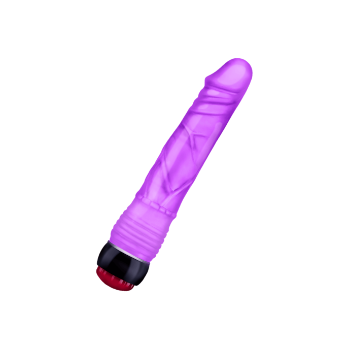 vibromasseur-à-vibration-continue-avec-veines-apparentes-22-cm-Violet-1