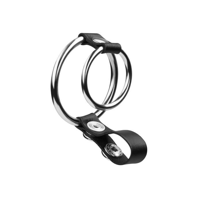 manchette-pour-pénis-et-testicules-3-5-&-5-cm-Argent-Noir-1