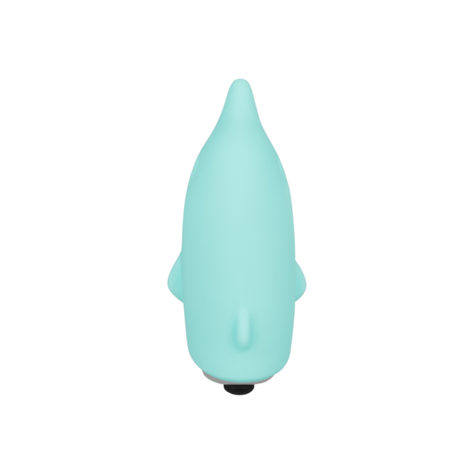 dolfijn-bullet-van-siliconen-7-5-cm-Turkoois-Zilver-4