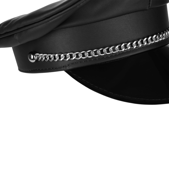 politiepet-in-leerlook-Schwarz-5