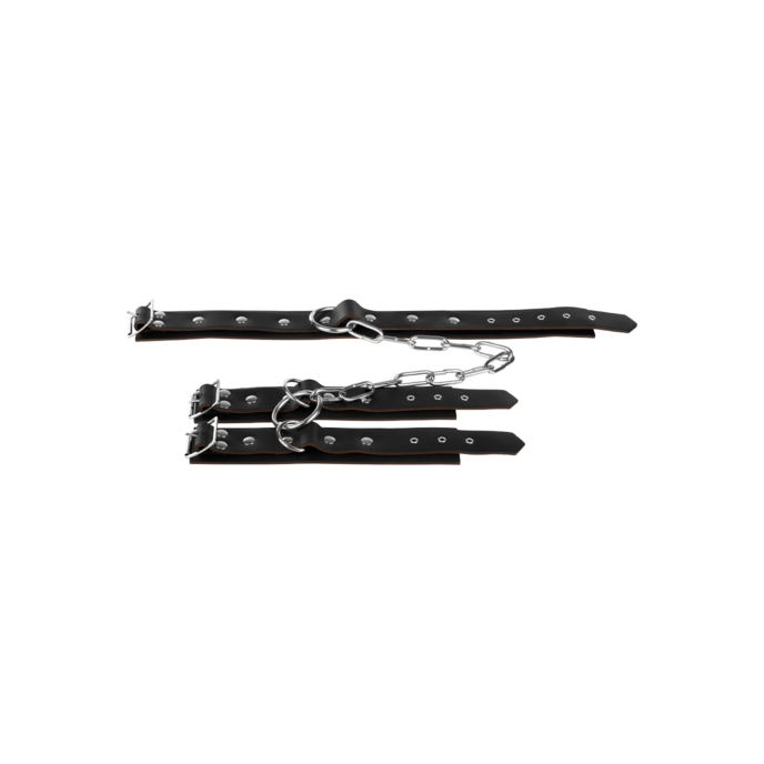 fesseln-mit-verbindungskette-Schwarz-Silber-9