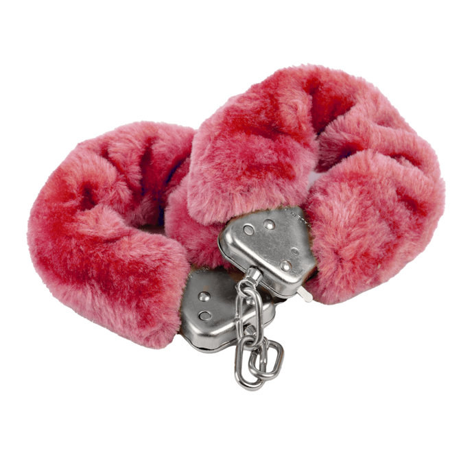 menottes-en-peluche-Argent-Rose-3