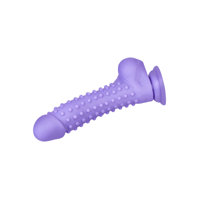 gode-naturel-en-silicone-à-picots-24-5-cm-Violet-7