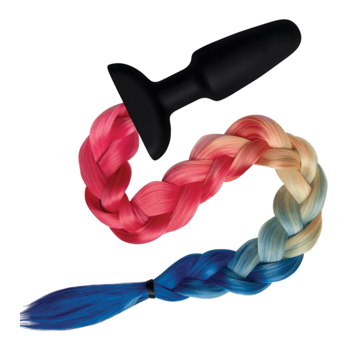 furry-tailes---butt-plug-12-4-cm-Wit-Zwart-2