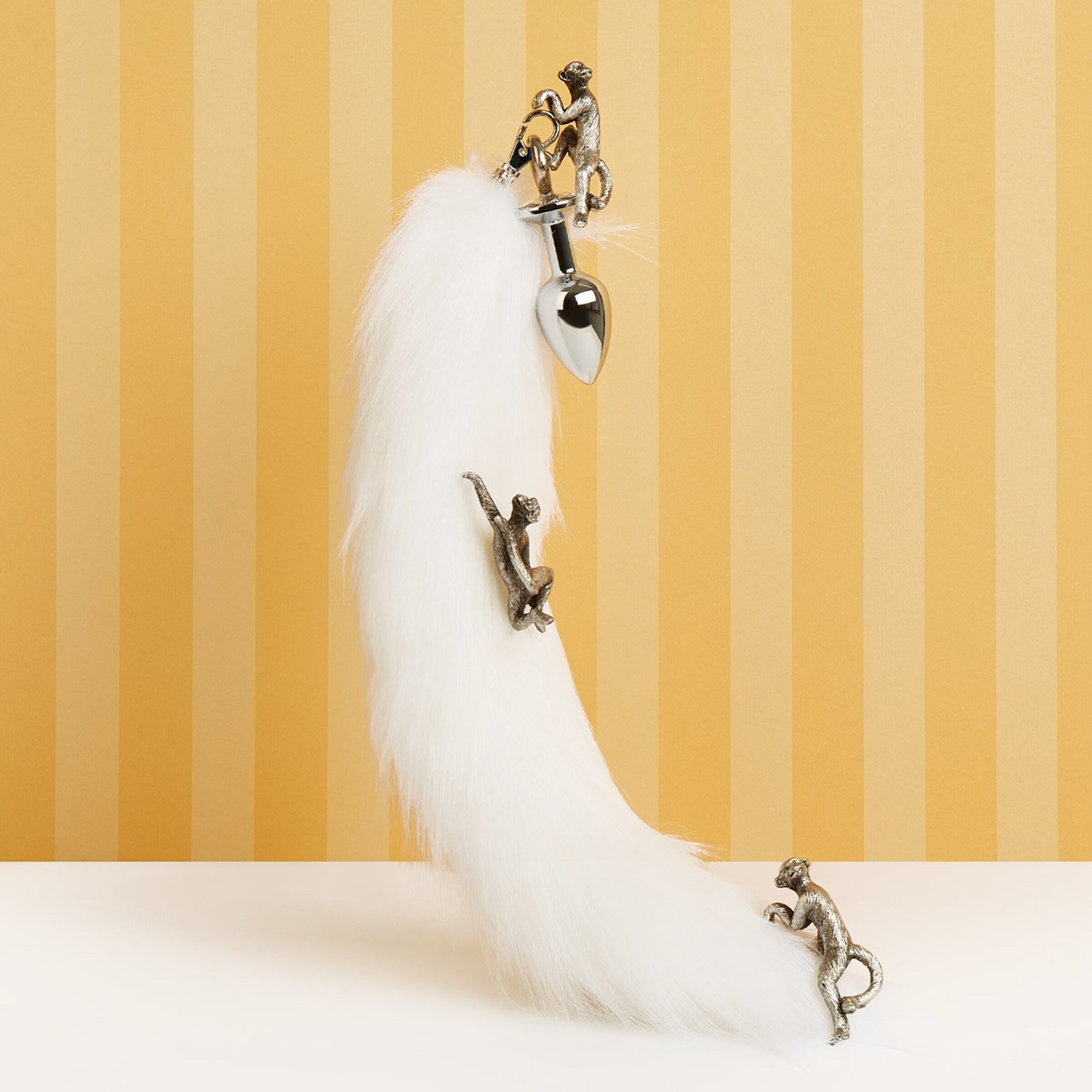 anale-plug-met-afneembare-hy]-staart-54-cm-Wit-Zilver-2