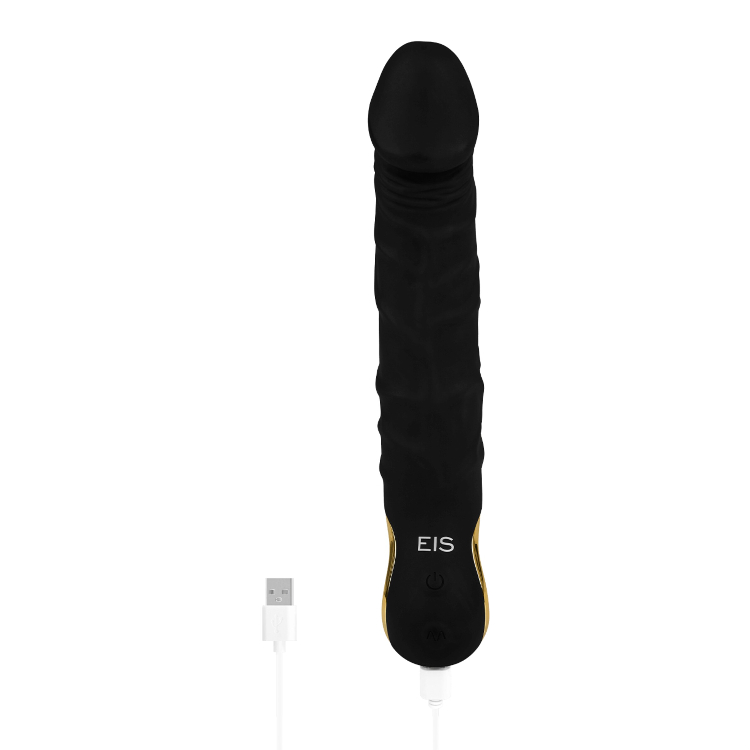 elegante-natuurlijke-vibrator-van-siliconen-22-cm-Goud-Zwart-5