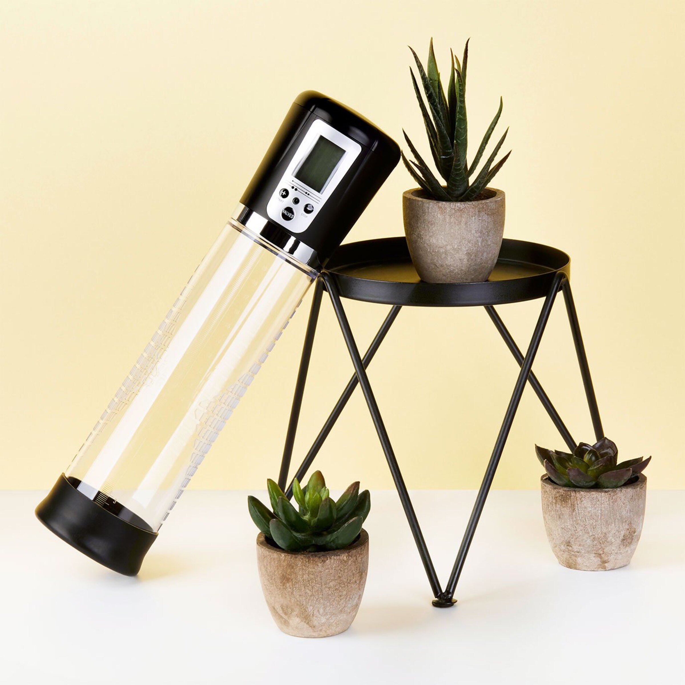 pompe-à-pénis-rechargeable-29-cm-Argent-Noir-Transparent-2