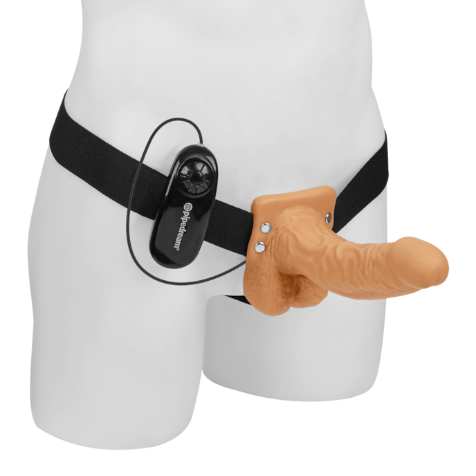 vibrating-hollow-strap-on-with-balls-21-cm-Natur-hell-Schwarz-1