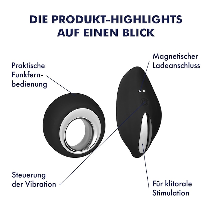 Auflegevibrator Slipvibrator mit Funkfernbedienung, 8 cm schwarz online kaufen Auflegevibrator Slipvibrator mit Funkfernbedienung, 8 cm schwarz online kaufen