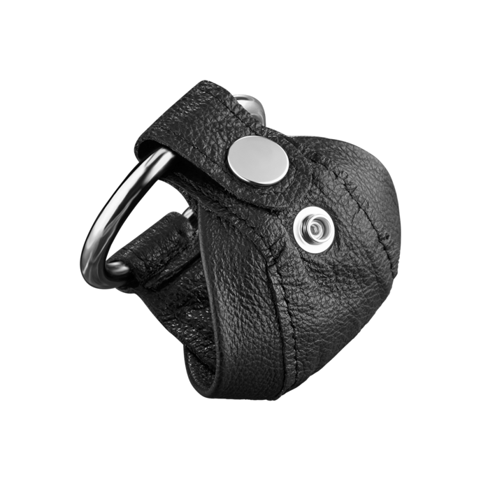 cage-en-cuir-pour-pénis-avec-bouton-pression-Noir-1