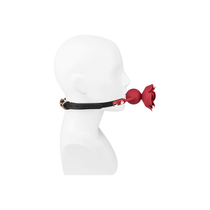 mundknebel-im-rosendesign-Bordeaux-Schwarz-2