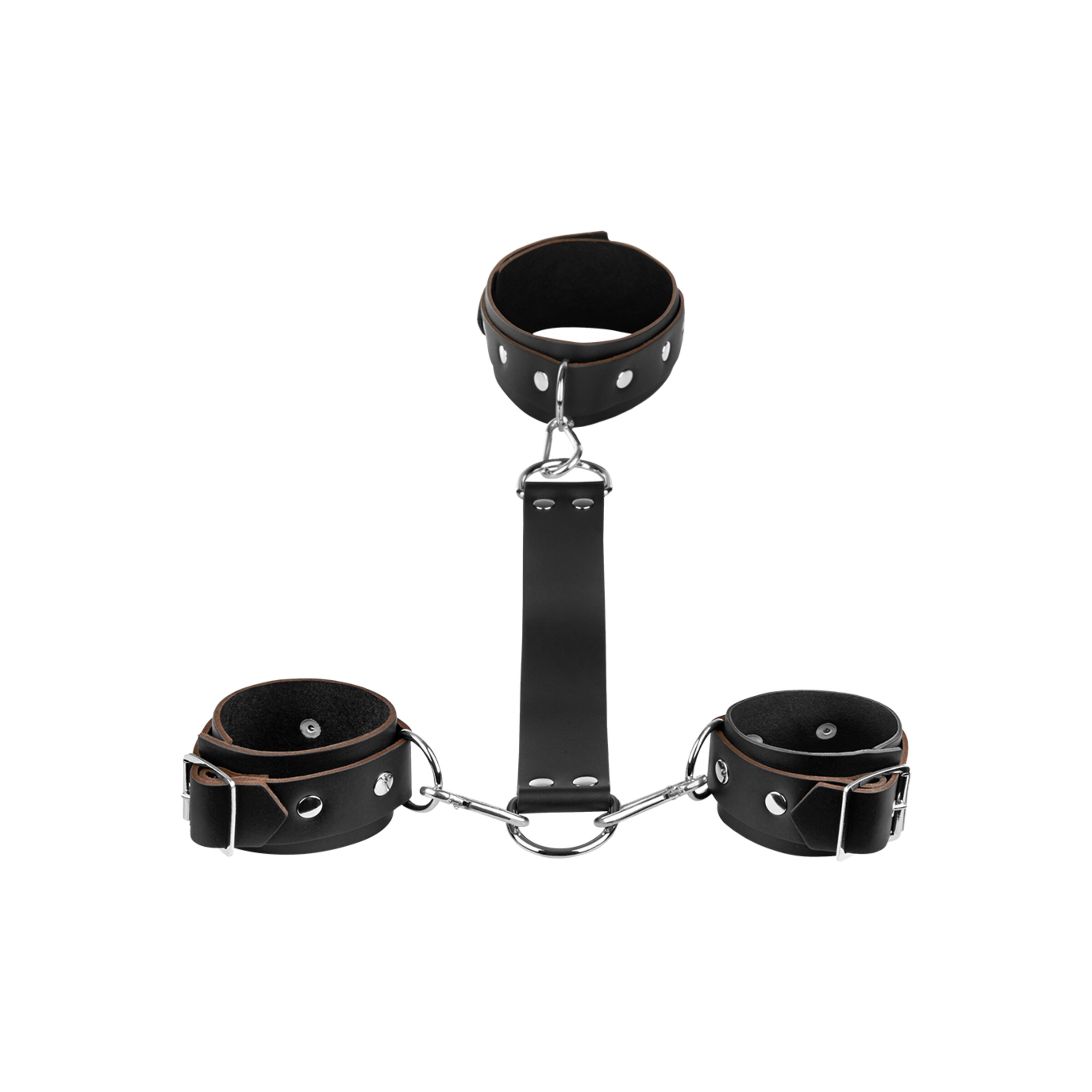 bondageset-met-rugriem-Zilver-Zwart-2