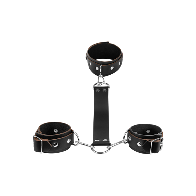 bondageset-met-rugriem-Zilver-Zwart-2