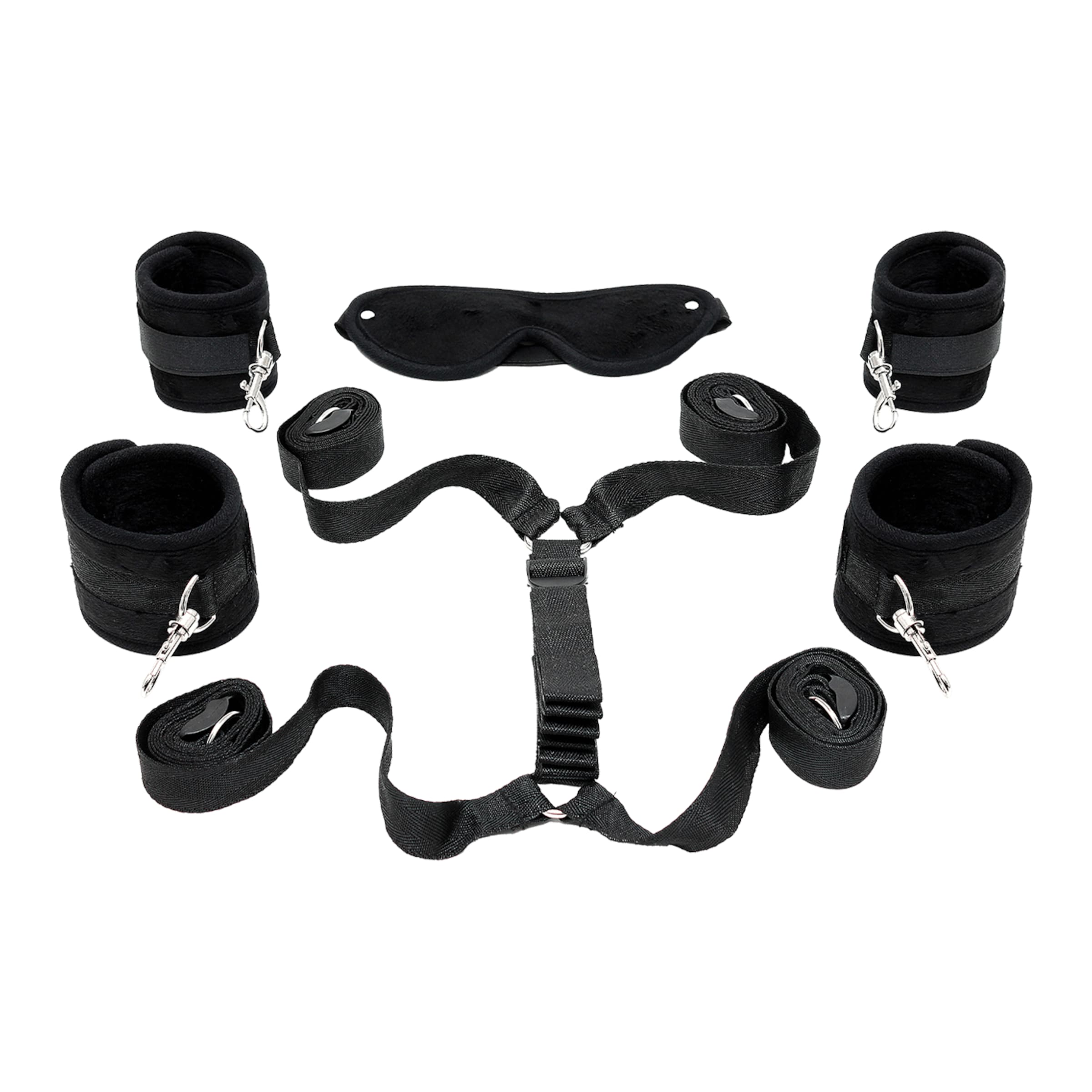 under-the-mattress-soft-restraint-set-3-delen-Zwart-2