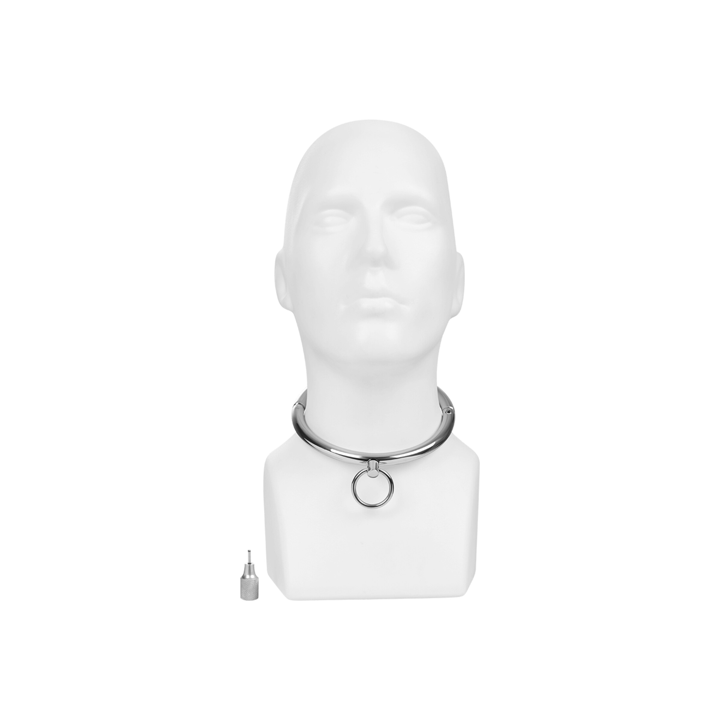 collier-desclave-étroit-en-acier[nbhy]-inoxydable-Argent-2