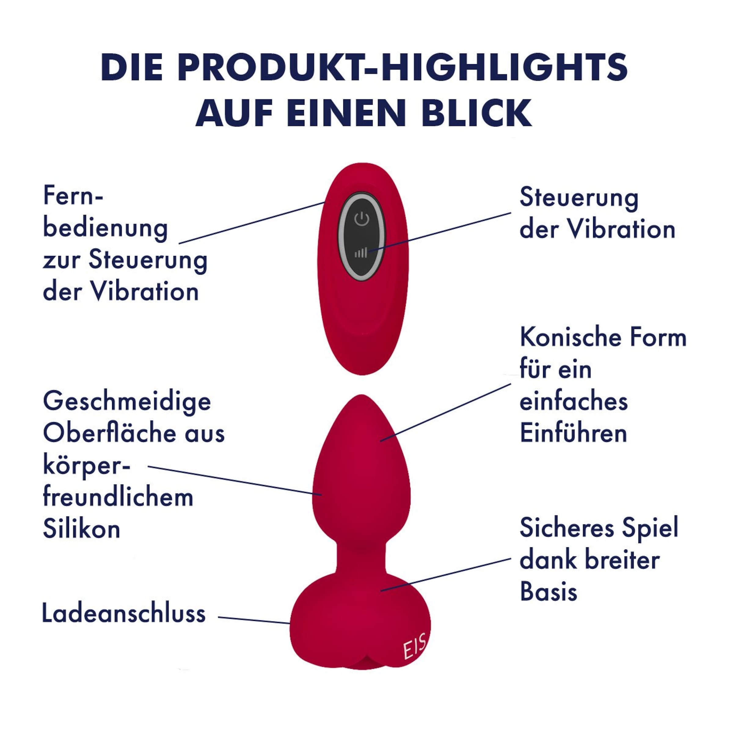 doppeldildo spiele Fernbedienung Vibrations Licht-Up Analplug – Xinghaoya