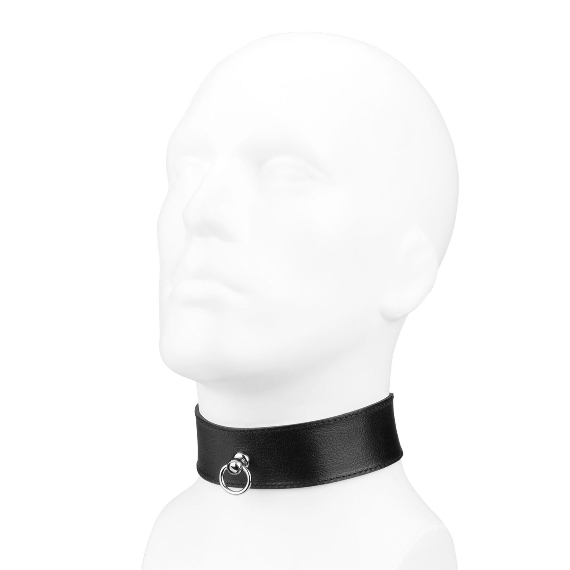 large-collier-en-cuir-avec-anneau-en-o-Noir-2