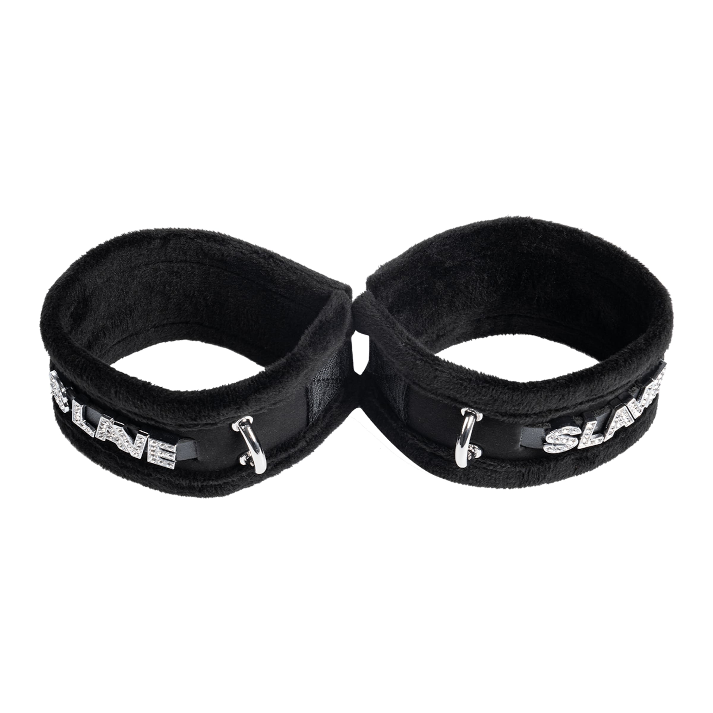 bondageset-met-strass-3-delen-Zilver-Zwart-2