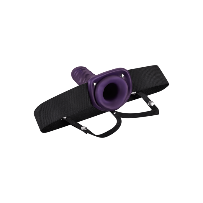 universal-hollow-strap-on-17-5-cm-Paars-Zwart-6