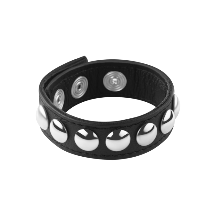 penisriem-met-studs-Zilver-Zwart-3