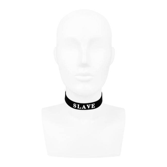 siliconen-halsband-met-slave-print-Zwart-3