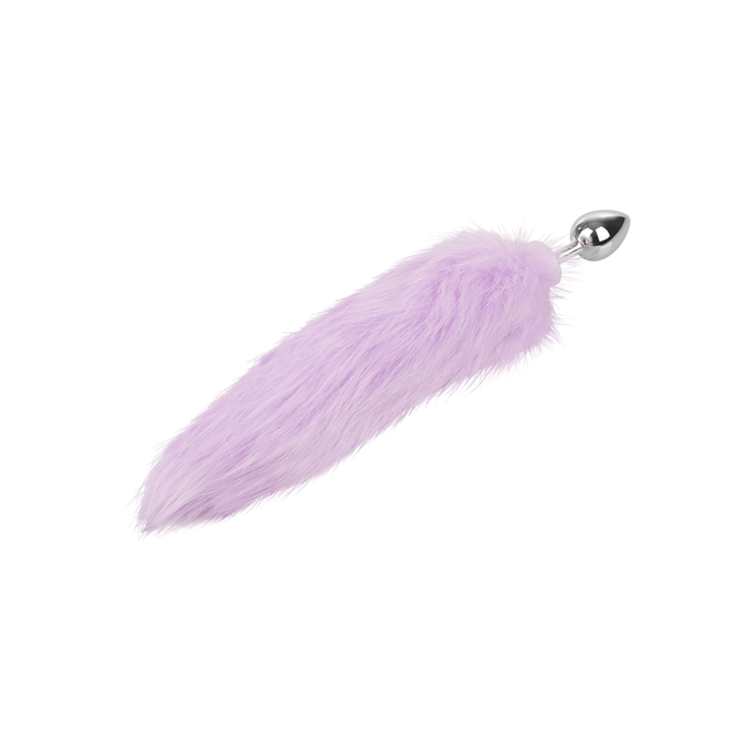 buttplug-small-with-tail-37-cm-Argent-Violet-4
