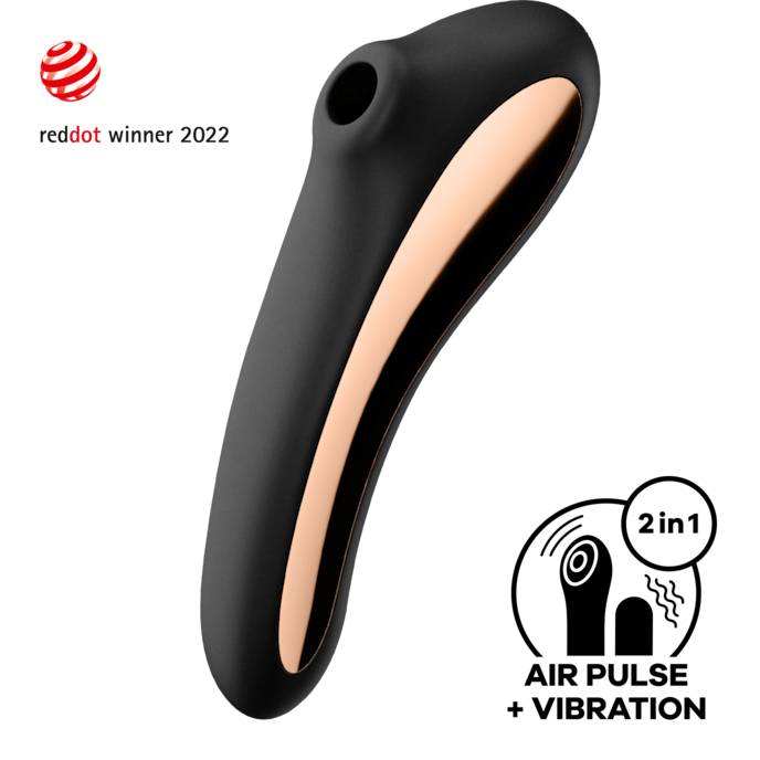 satisfyer-dual-kiss-2:1-vibrator-+-drukgolfspeeltje-Schwarz-1