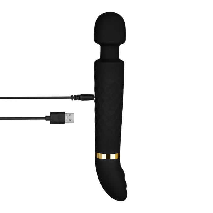 masseur-réversible-en-silicone-25-cm-Noir-Or-8