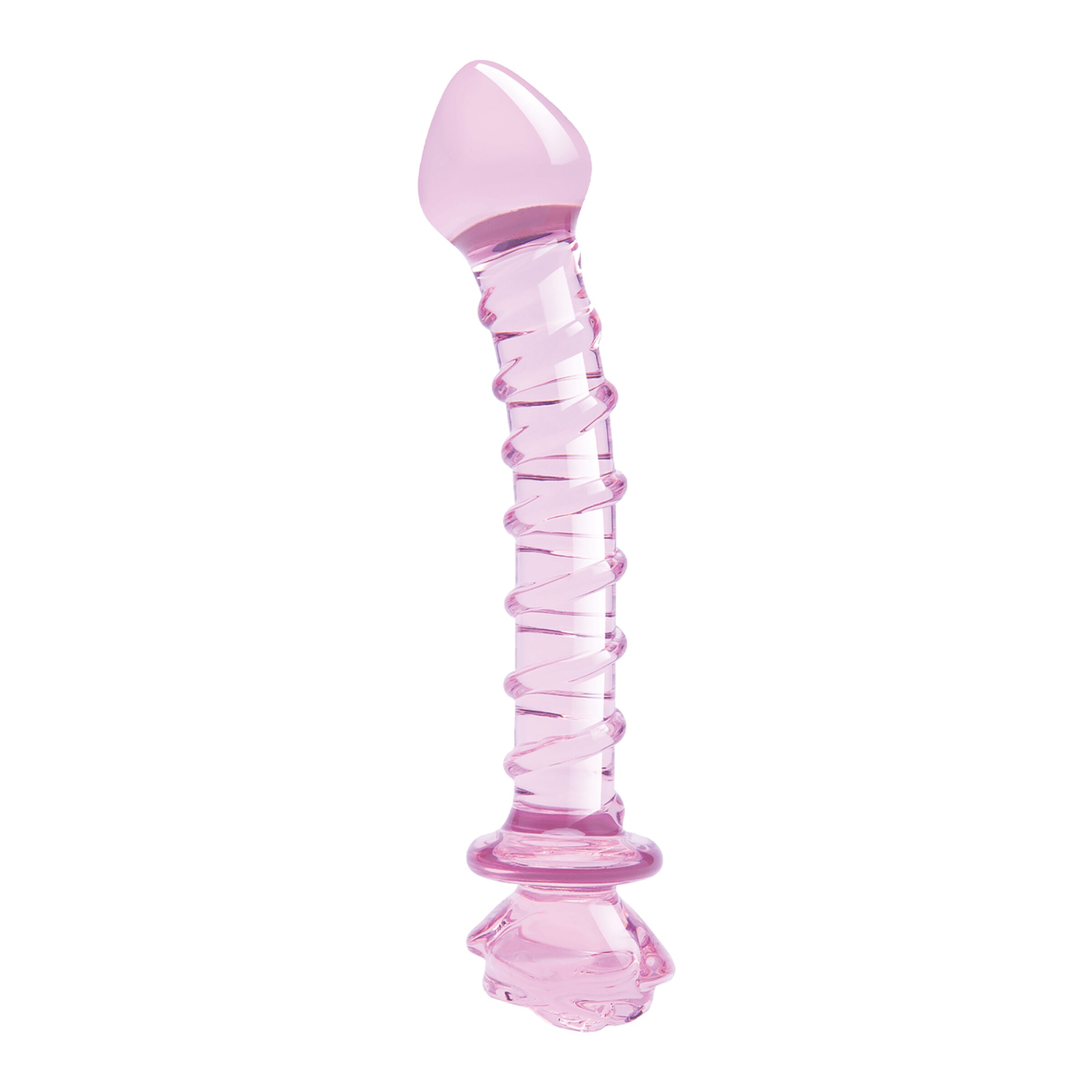 glaze-glass---rosebud-spiral-g-spot-dildo-22-8-cm-Roze-2