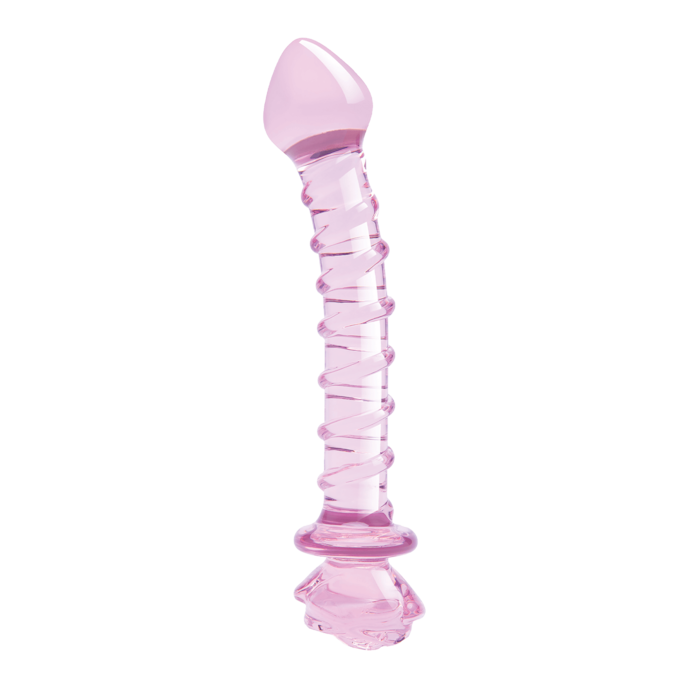 glaze-glass---rosebud-spiral-g-spot-dildo-22-8-cm-Rosa-2