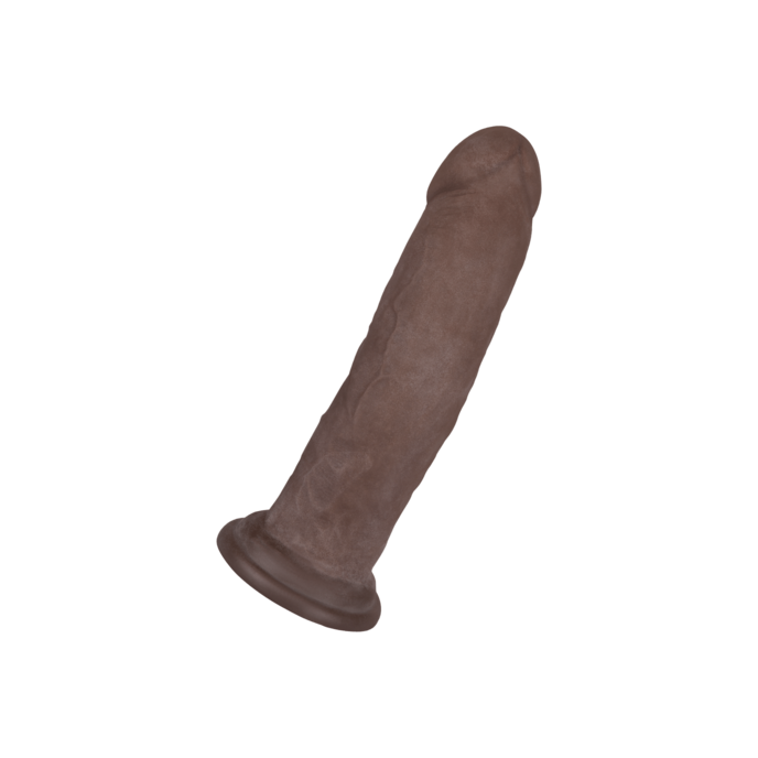 8-inch-dildo-with-suction-cup-20-5-cm-Naturel foncé-1