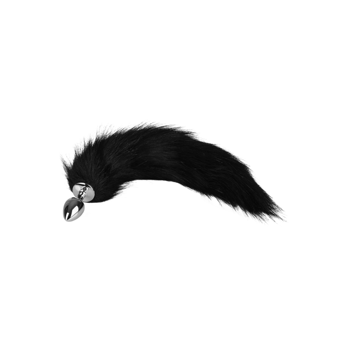 plug-anal-avec-queue-de-renard-48-cm-Argent-Noir-1