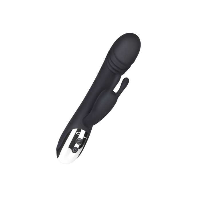 rabbit-van-siliconen-21-cm-Schwarz-Silber-1