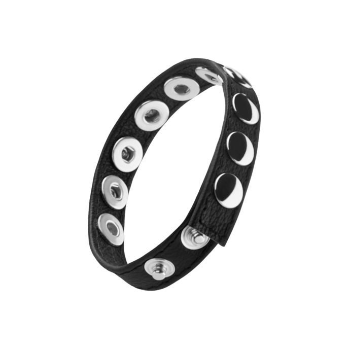 smalle-penisriem-met-knopen-Zilver-Zwart-1