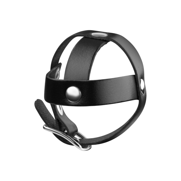 eikelmanchet-met-riemen-Zwart-3