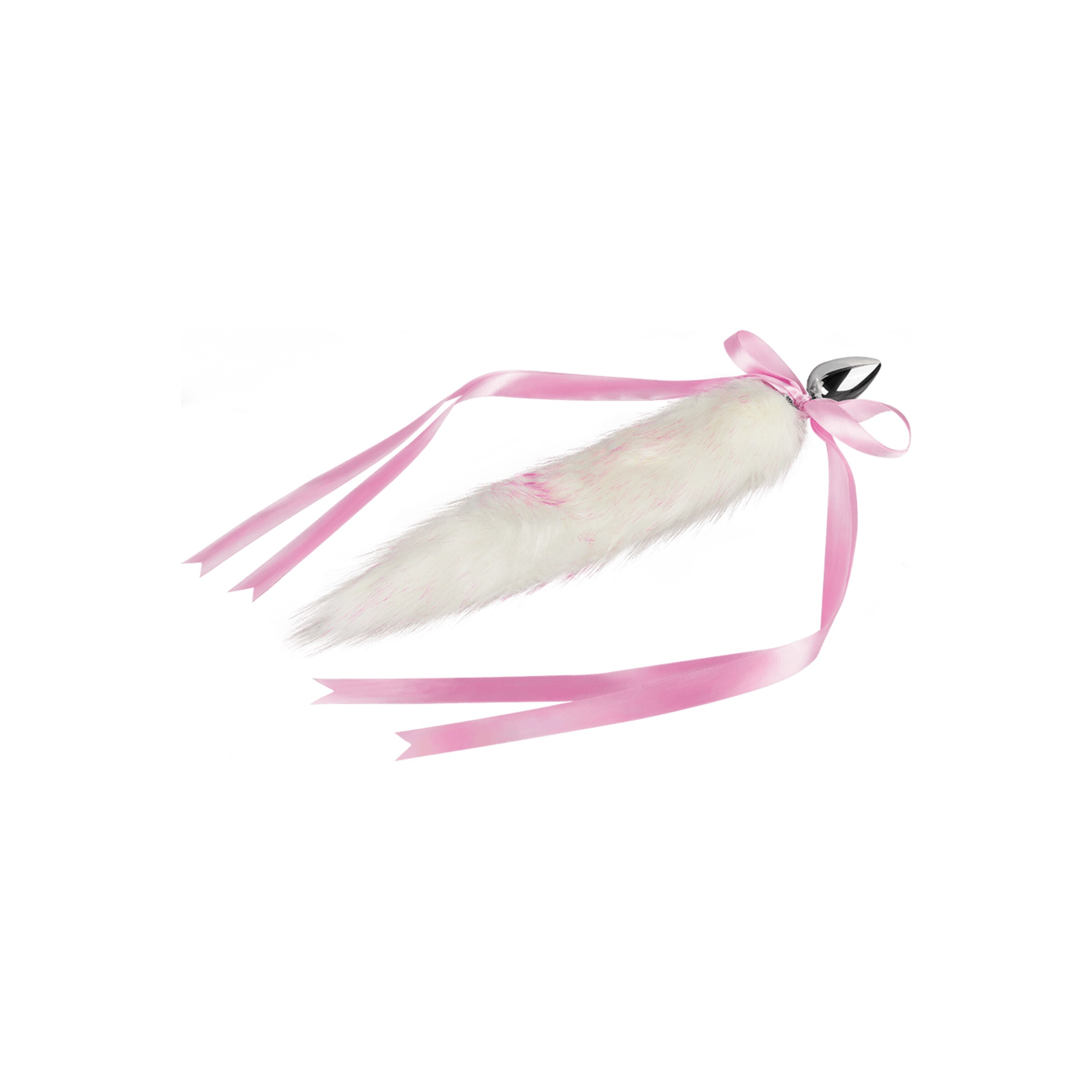 queue-en-fausse-fourrure-avec-nœud-45-cm-Argent-Blanc-Rose-4