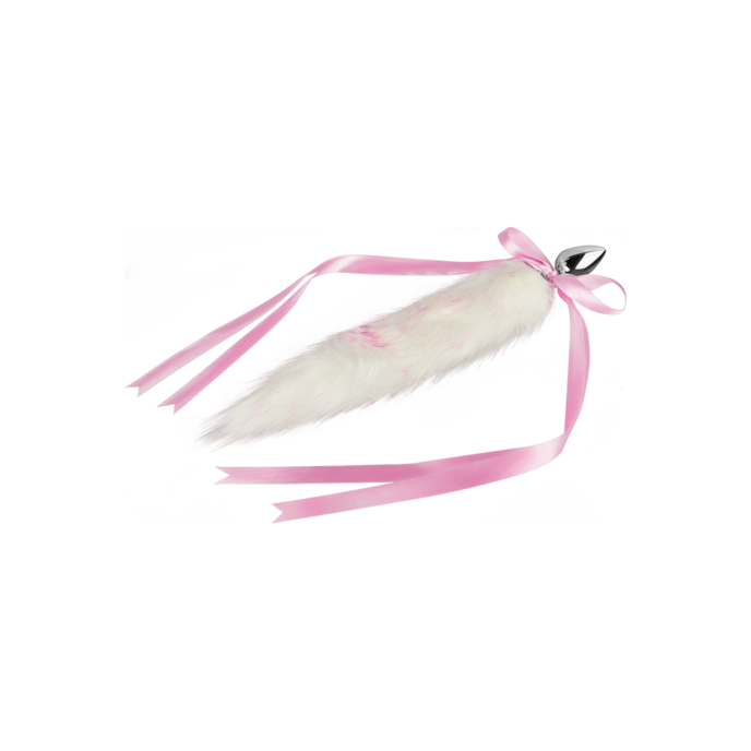 queue-en-fausse-fourrure-avec-nœud-45-cm-Argent-Blanc-Rose-4