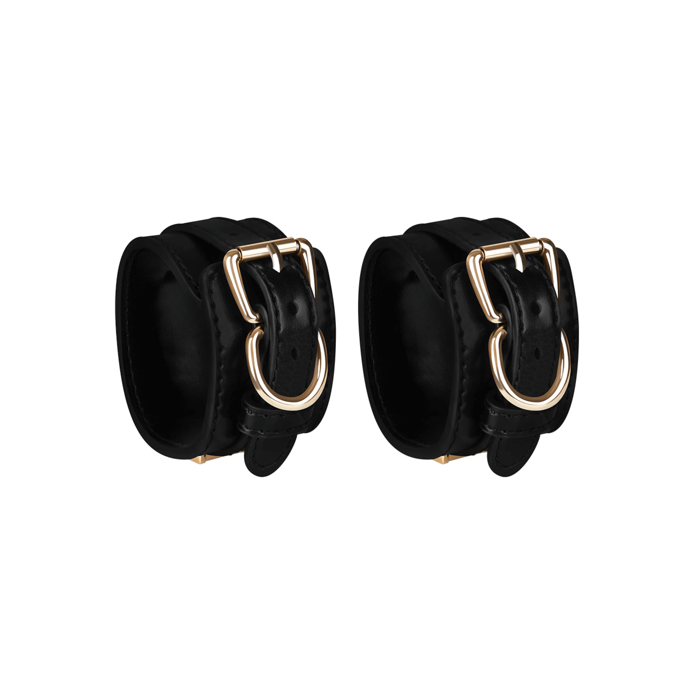 bitch[nbhy]-boeien-in-leerlook-Goud-Zwart-2