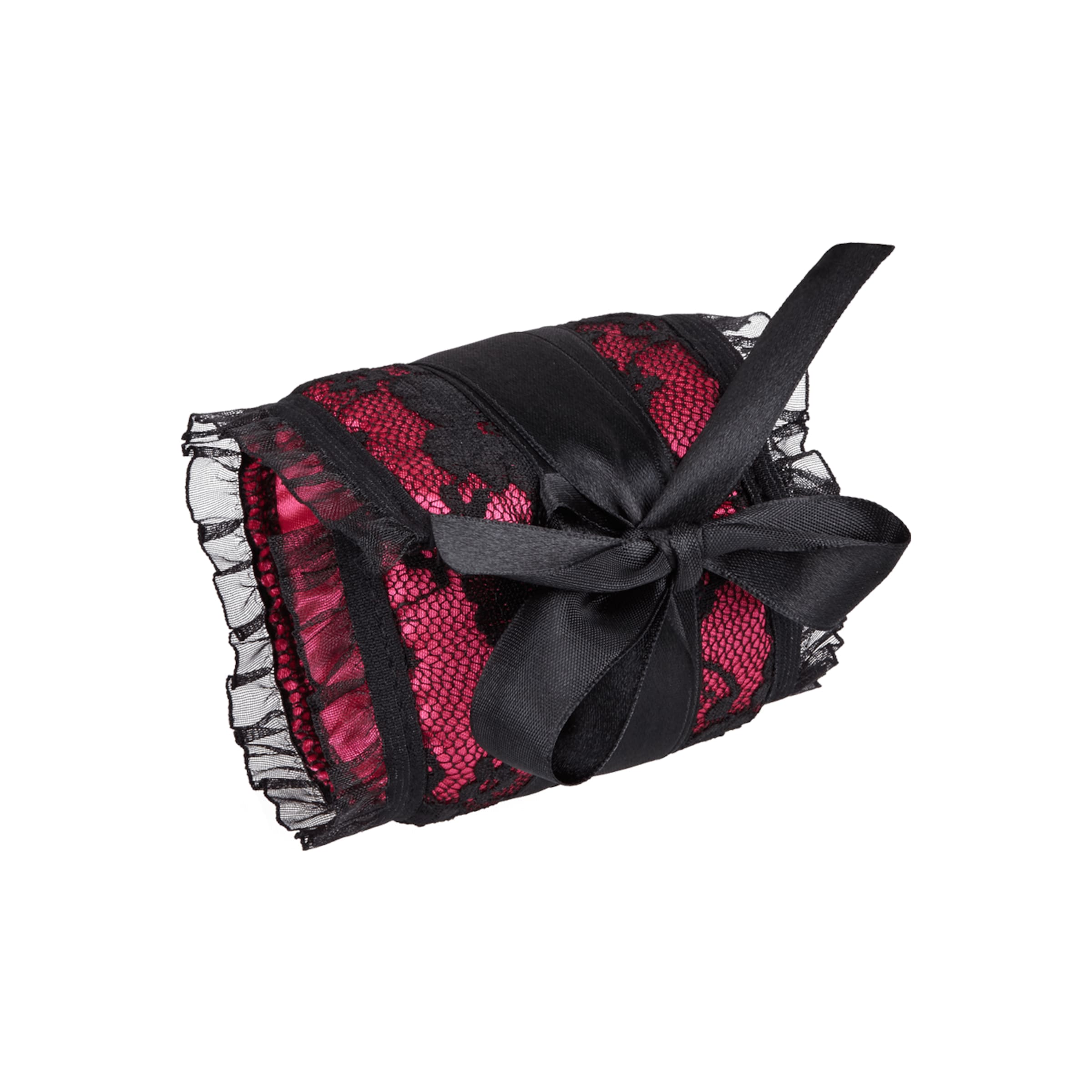 ensemble-de-bondage-avec-masque-pour-les-yeux-3-pièces-Noir-Rose-2