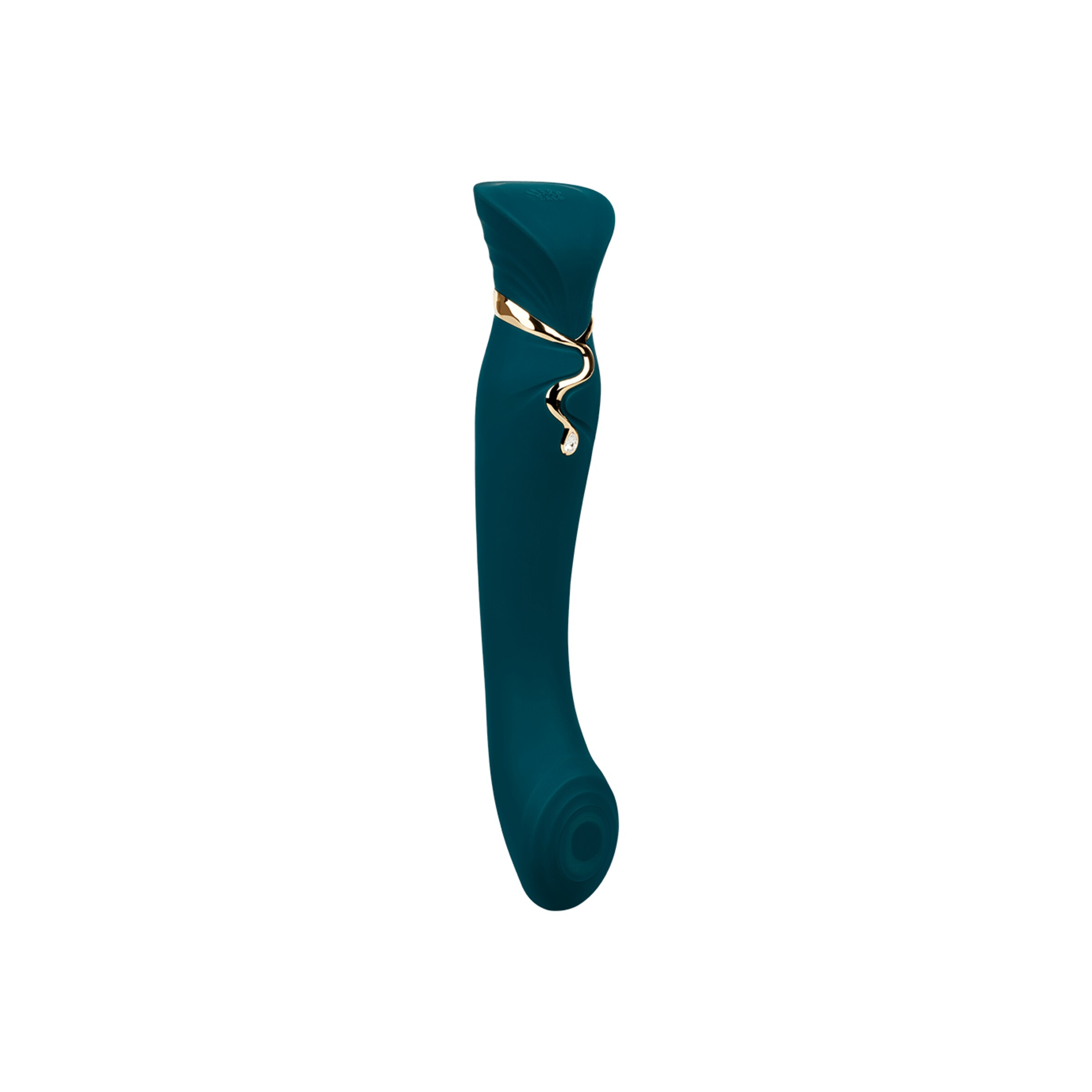 queen-pulswave-vibrator-23-cm-Blau-Gold-2