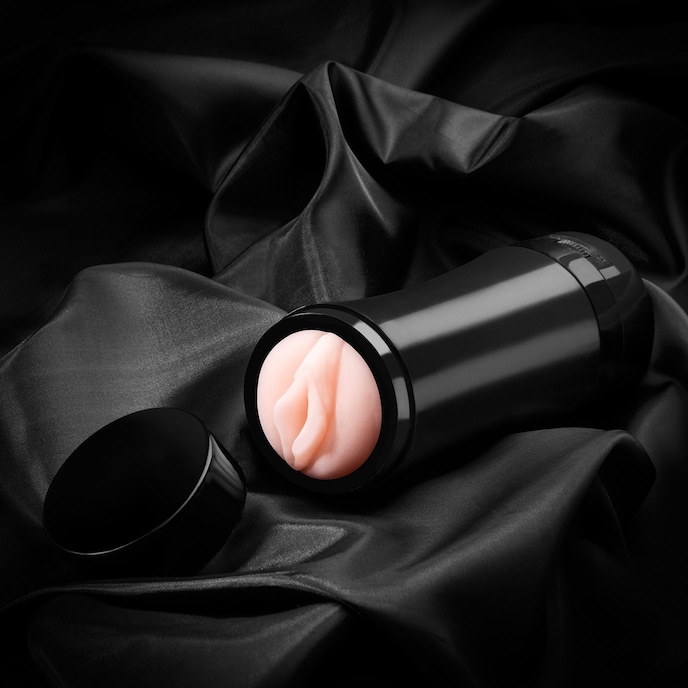 vagina-masturbator-met-vibratie-19-cm-Schwarz-Zilver-2