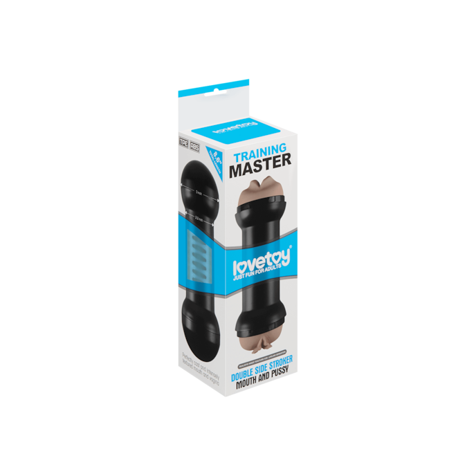 training-master-mouth-and-pussy-21-cm-Naturel clair-Noir-9