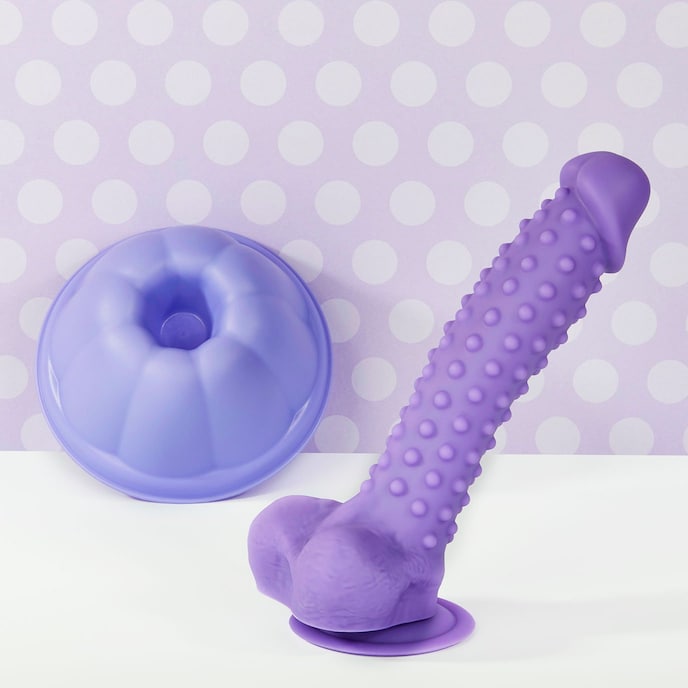 gode-naturel-en-silicone-à-picots-24-5-cm-Violet-2