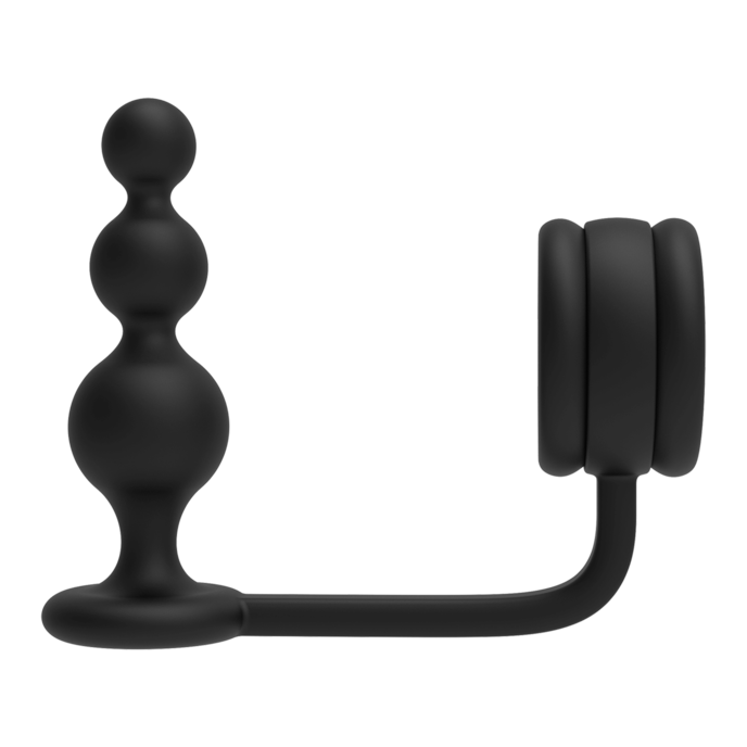 ramrod---cockring-with-beaded-anal-plug-11-cm-Schwarz-2