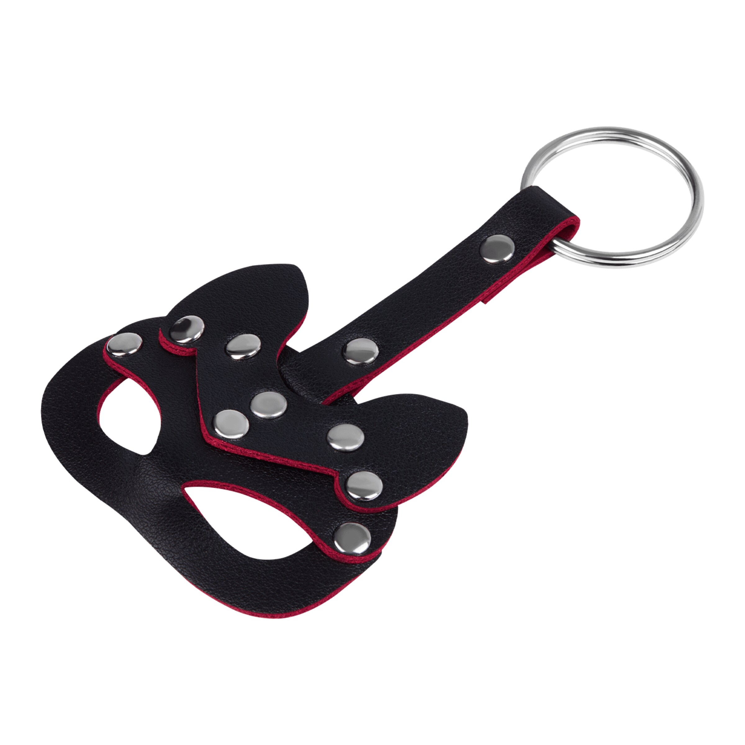 sleutelhanger-in-bdsm-maskerdesign-Rood-Zwart-4
