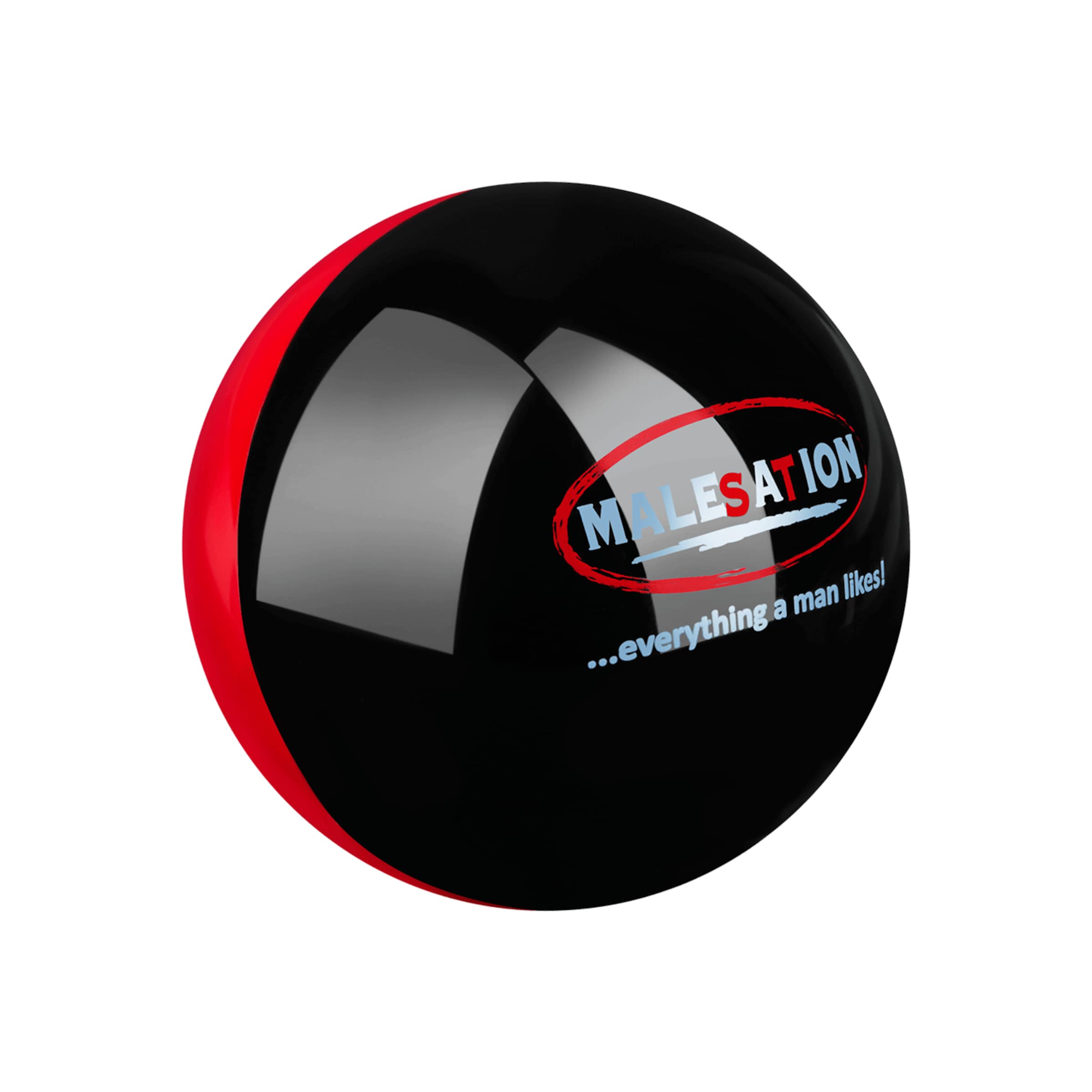 lucky-ball-5-8-cm-Rot-Schwarz-Weiß-2